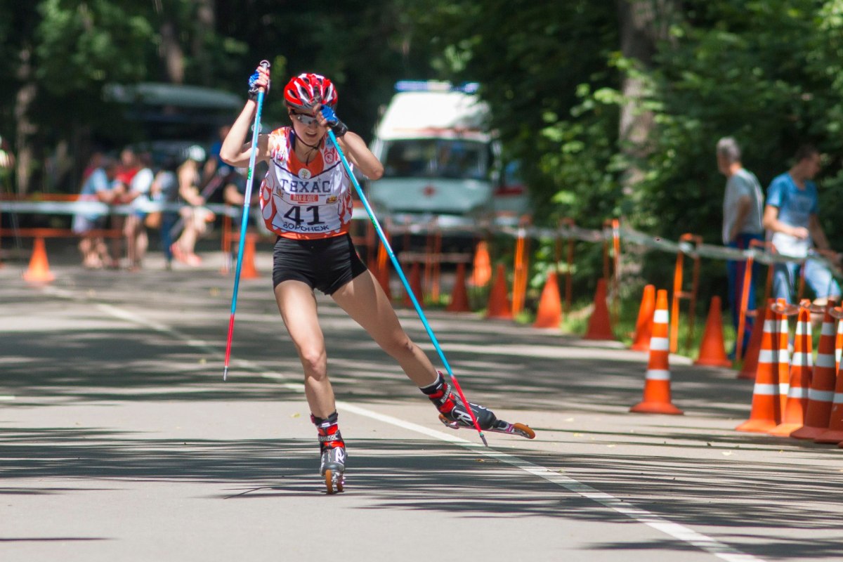 Ольга Михайлова стала двукратной чемпионкой России по лыжероллерам