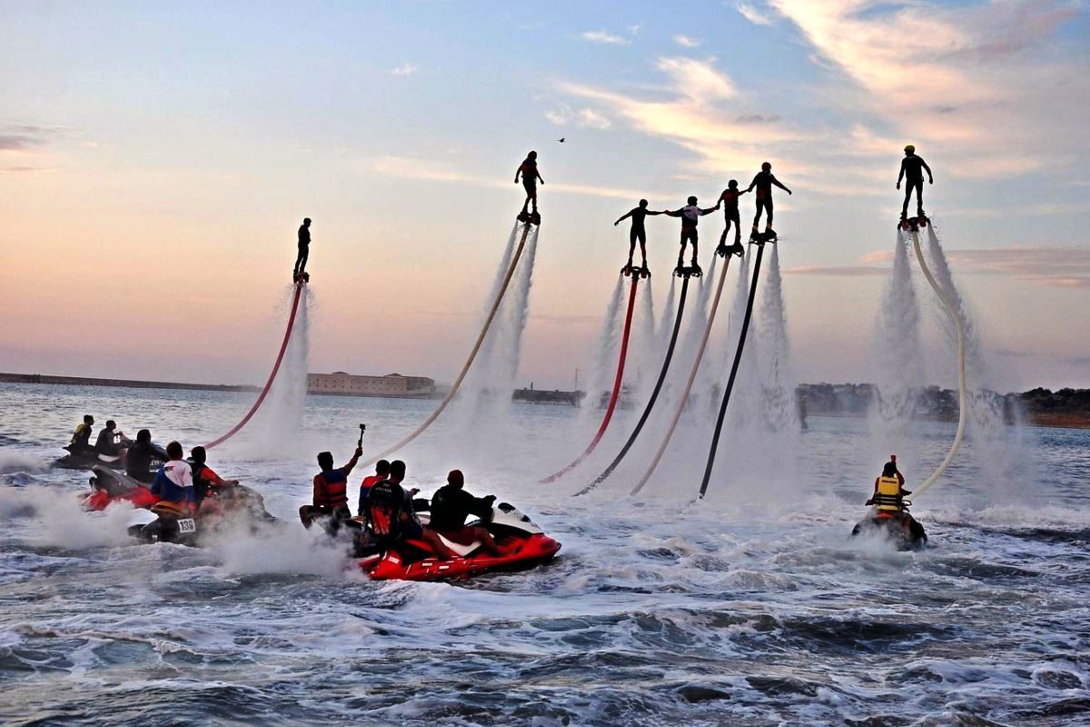 Flyboard пейзаж