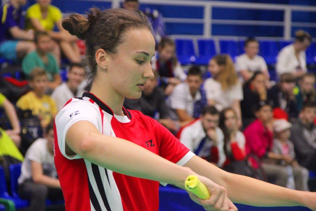 Анастасия Шаповалова выступила за сборную России на первенстве мира по бадминтону
