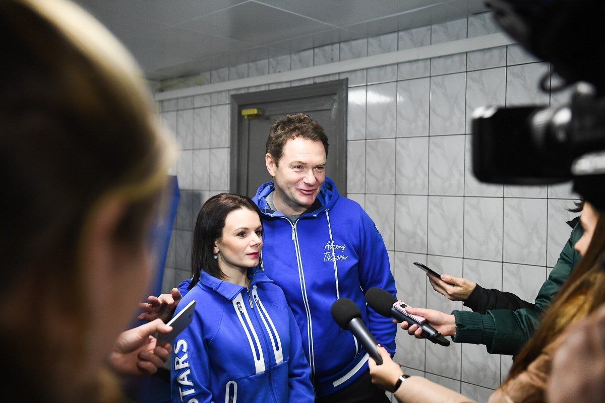 Алексей Тихонов и Мария Петрова: «Нам было страшно перед выходом на тверской лед» Алексей Тихонов и Мария Петрова: «Нам было страшно перед выходом на тверской лед»