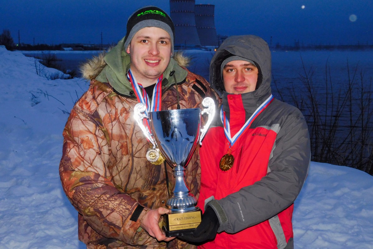 Лучшими «сумасшедшими» рыболовами признаны Андрей Санников и Дмитрий Андреев