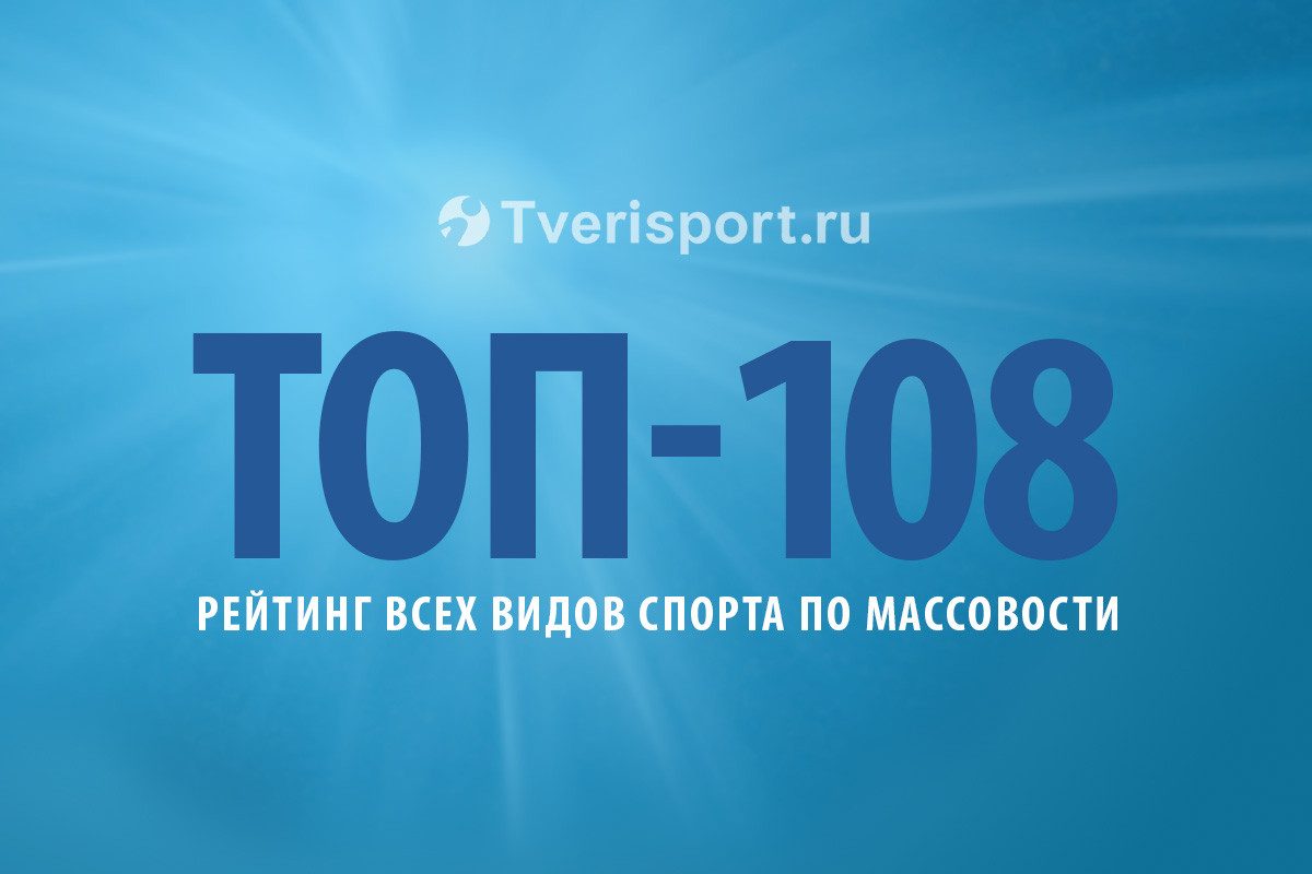 ТОП-108 всех видов спорта в Тверской области
