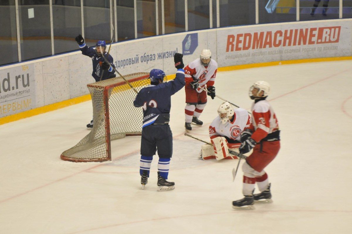 Юные тверские хоккеисты обыграли чеховских «витязей» в пяти матчах из шести