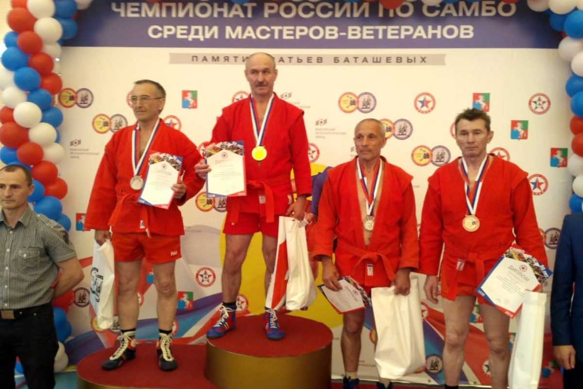 63-летний самбист из Торжка завоевал золото России