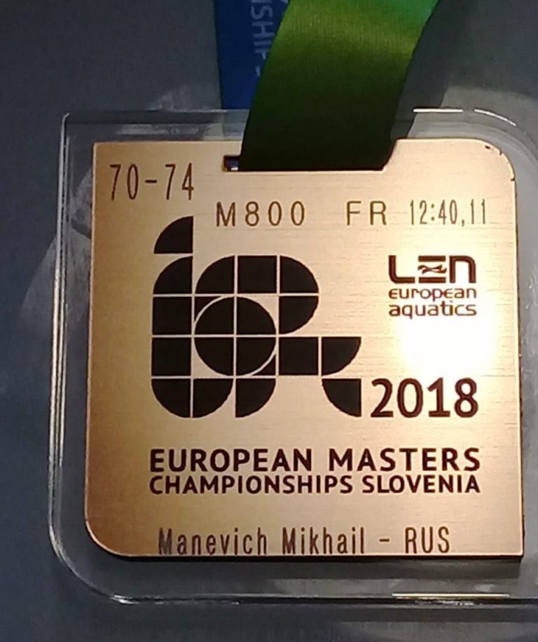 Тверской пловец Михаил Маневич – призер чемпионата Европы