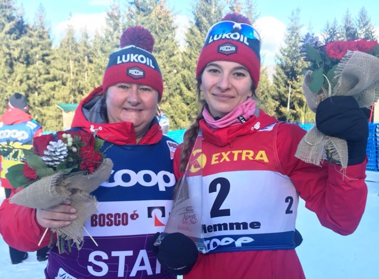 Впервые в истории: Наталья Непряева покорила подиум генеральной классификации «Тур де Ски»