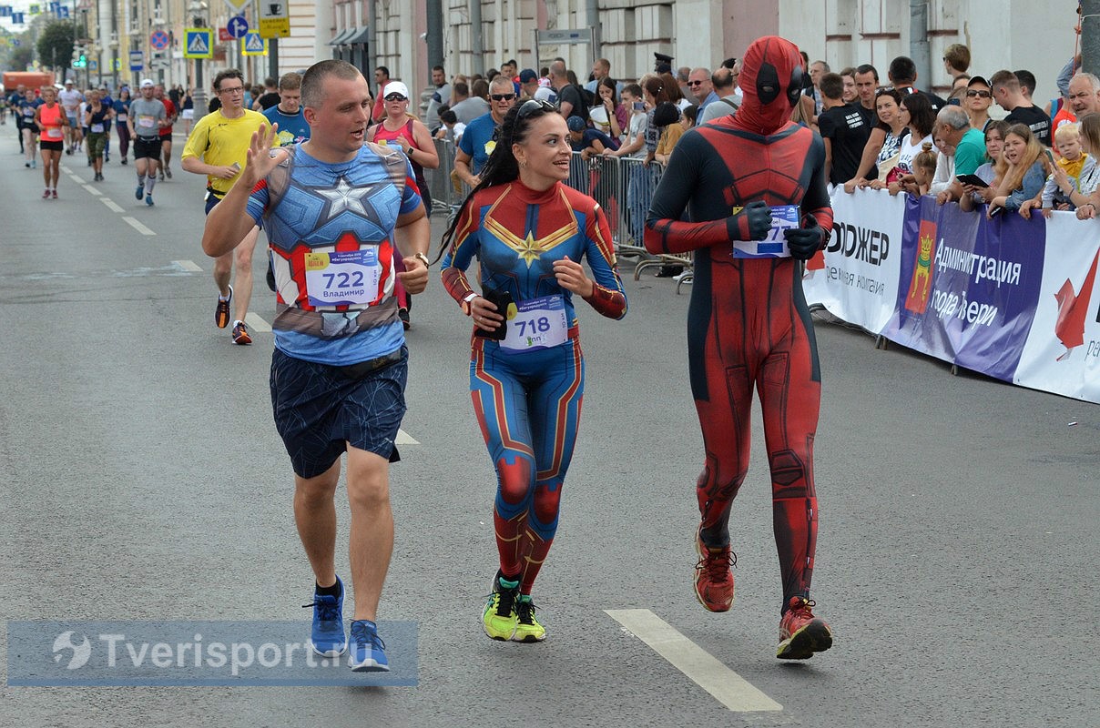 Юбилейный Тверской марафон прошел под победным флагом биатлонной сборной