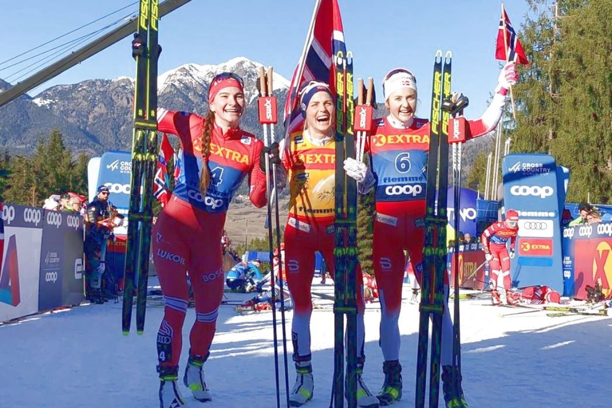 Браво, Непряева! Тверская лыжница защитила титул вице-чемпионки «Тур де Ски»