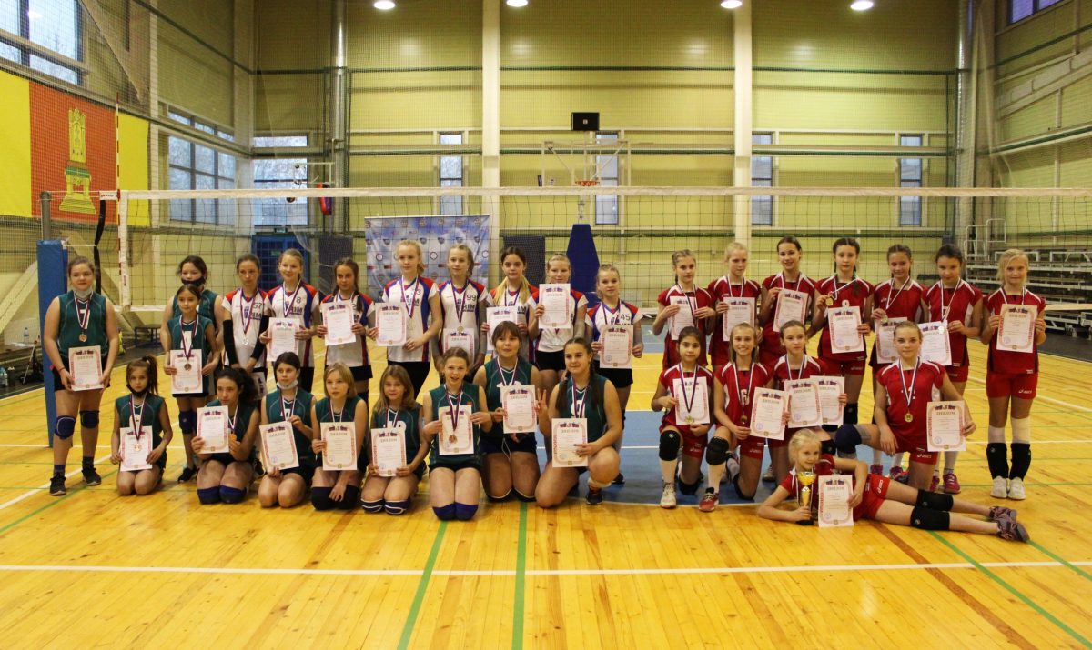 Юные волейболистки Твери завоевали золото областного первенства