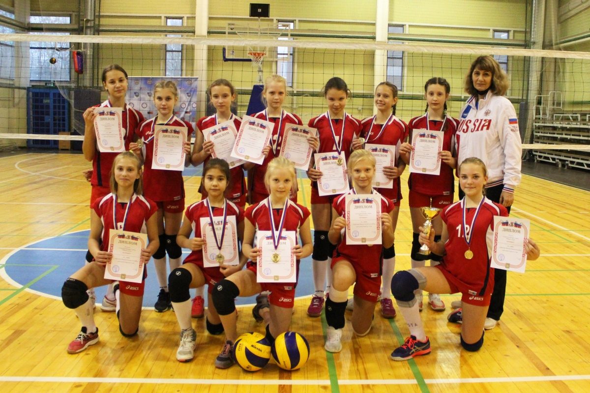 Юные волейболистки Твери завоевали золото областного первенства