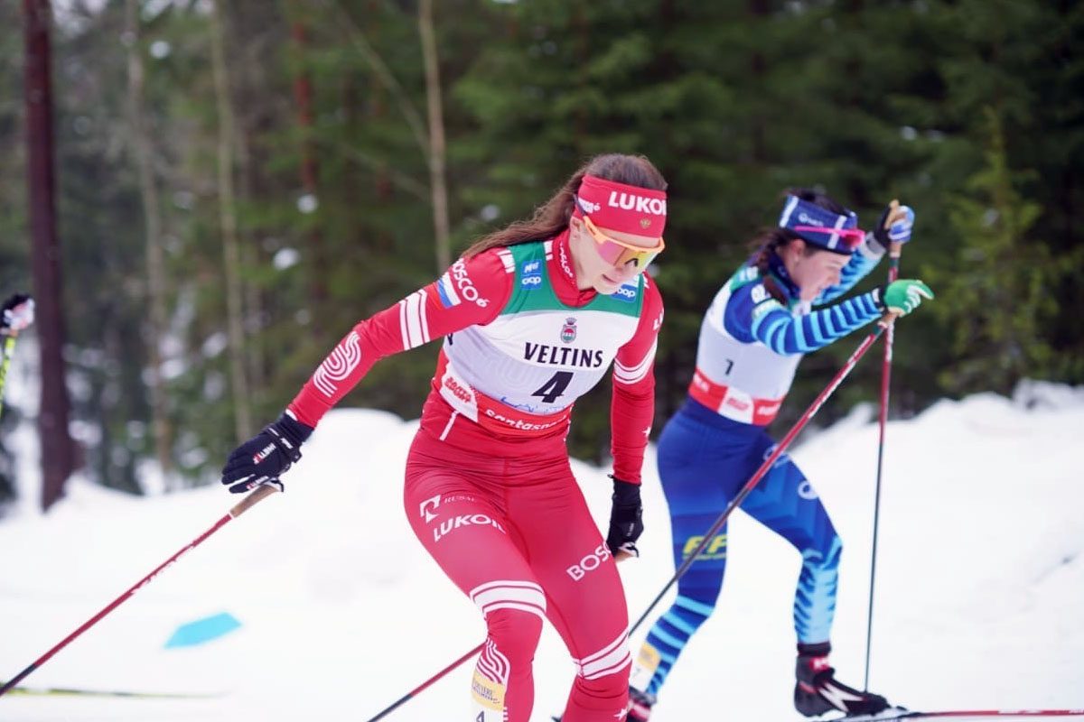 Наталья Непряева стала шестой в скиатлоне