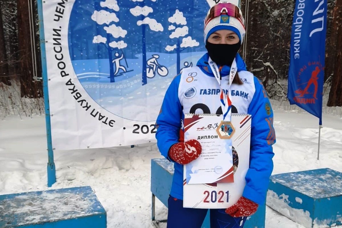 Тверская студентка завоевала золото Кубка России по зимнему триатлону