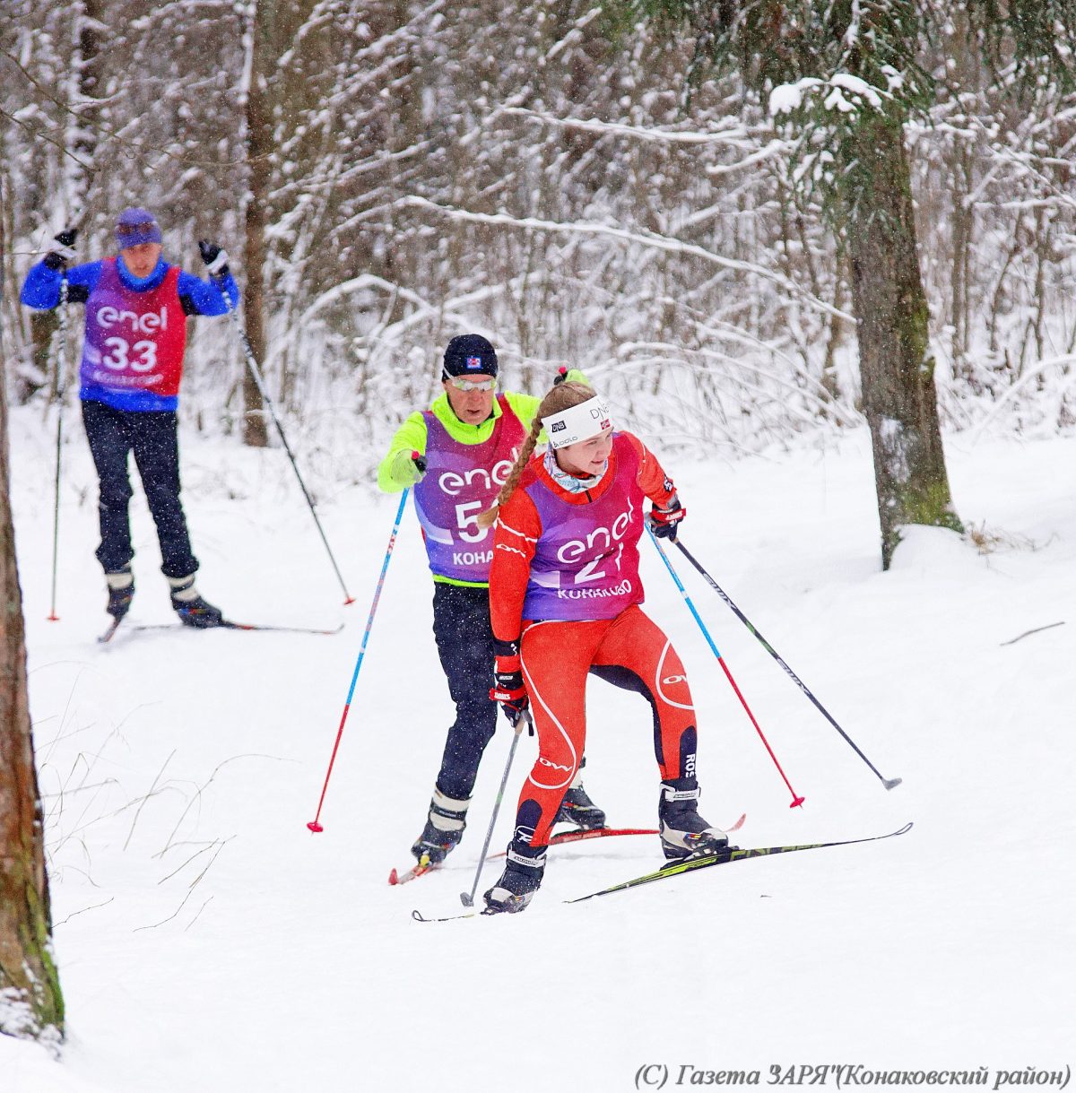 В Рождество по снегу – бегом, на велосипеде и лыжах: итоги турнира по зимнему триатлону