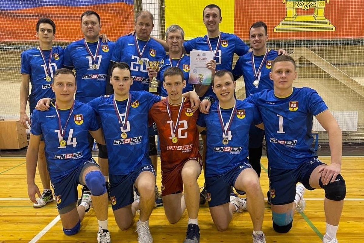 Настоящие чемпионы! Волейболисты Политеха завоевали третье подряд золото Тверской области