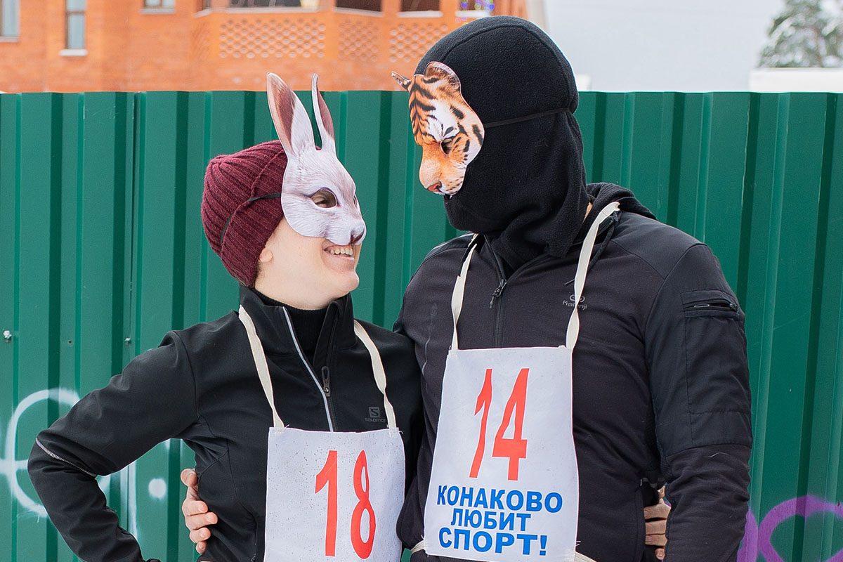 2022 метра лесной дистанции в карнавальных костюмах