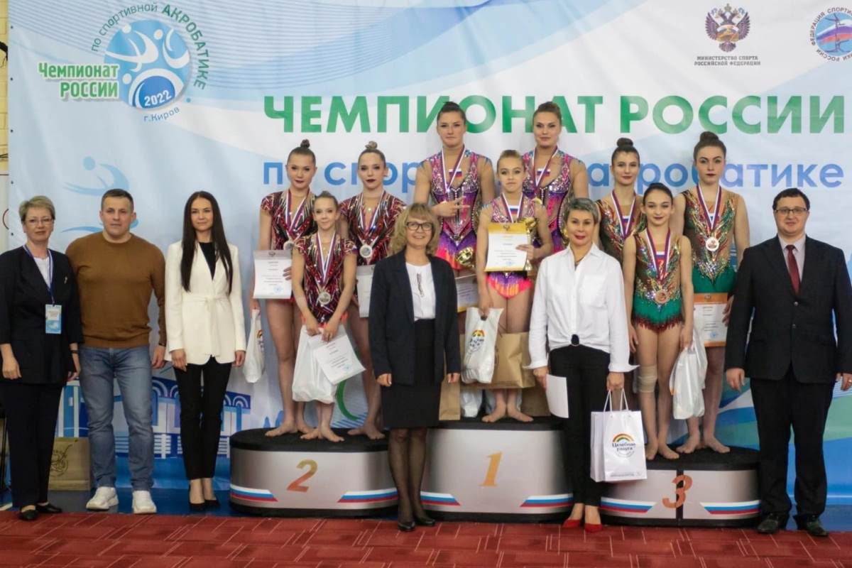 Тверские акробатки стали призерами чемпионата России