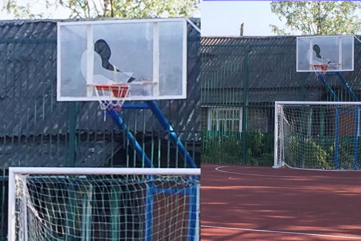 Власти Вышнего Волочка заявили, что заменят сломанный баскетбольный щит на обновленной спортплощадке до 1 сентября