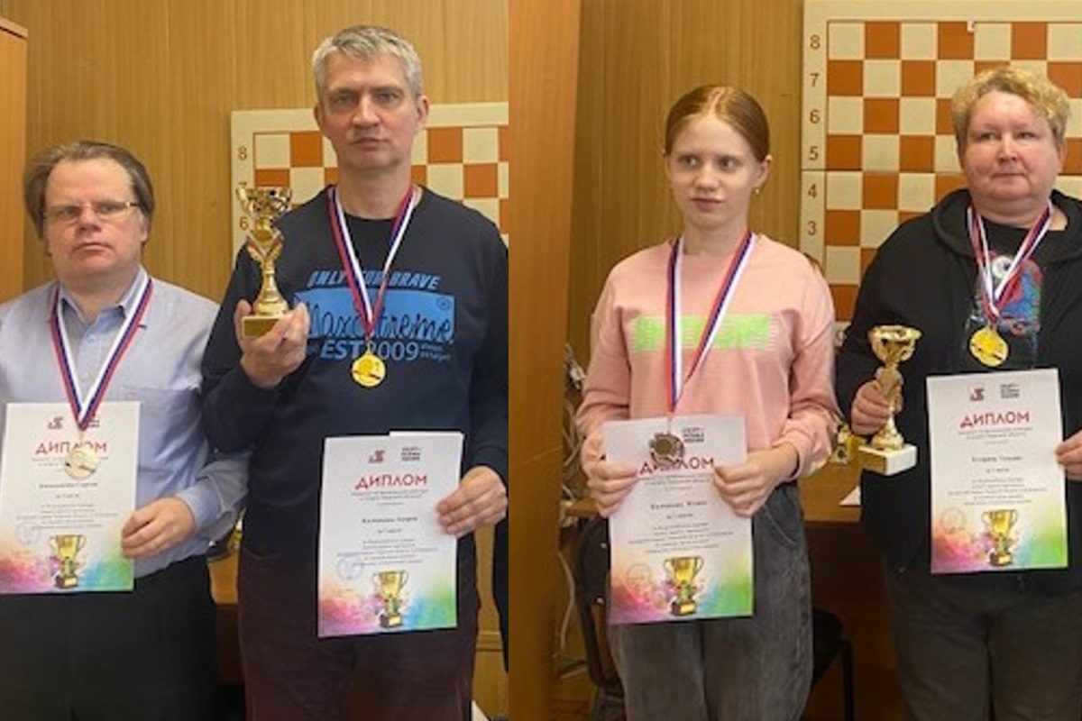 Тверской гроссмейстер и его дочь завоевали четыре медали всероссийских соревнований по шашкам