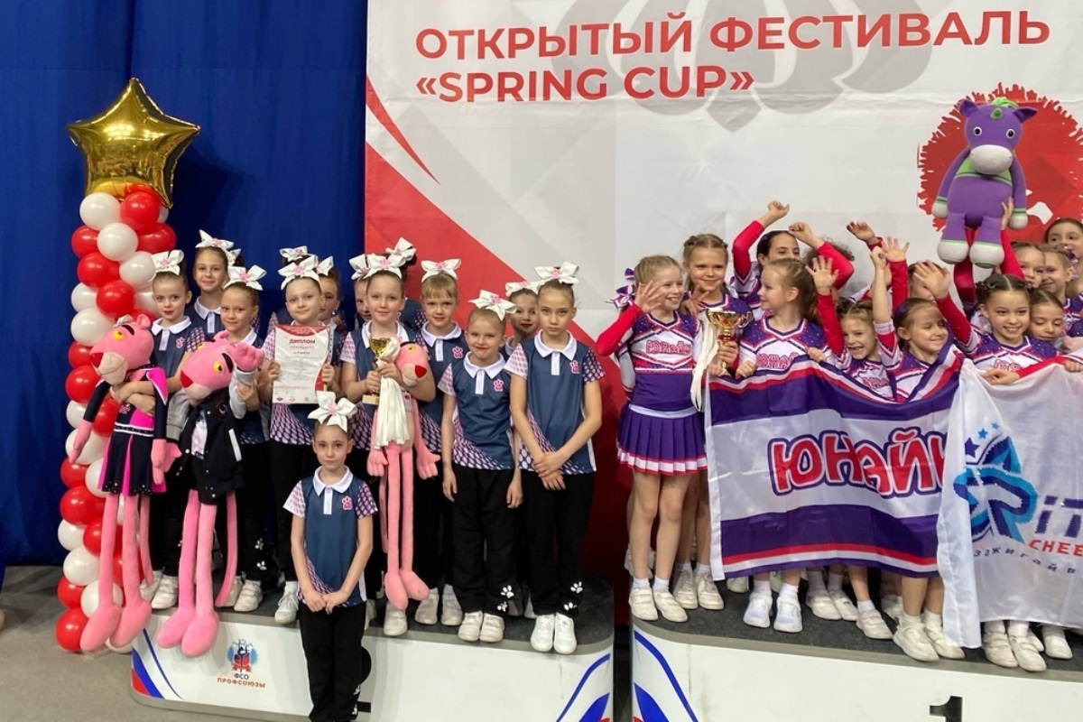 Тверские чирлидеры привезли два комплекта наград из Московской области