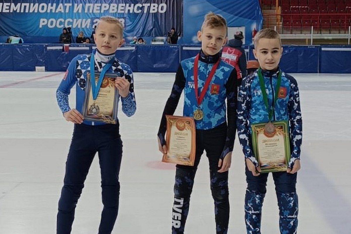 Юные тверские шорт-трекисты завоевали 13 медалей в Саранске