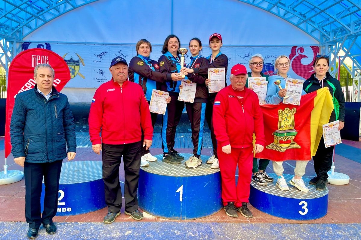 Впервые в истории женская команда Тверской области стала призером чемпионата ЦФО по городошному спорту