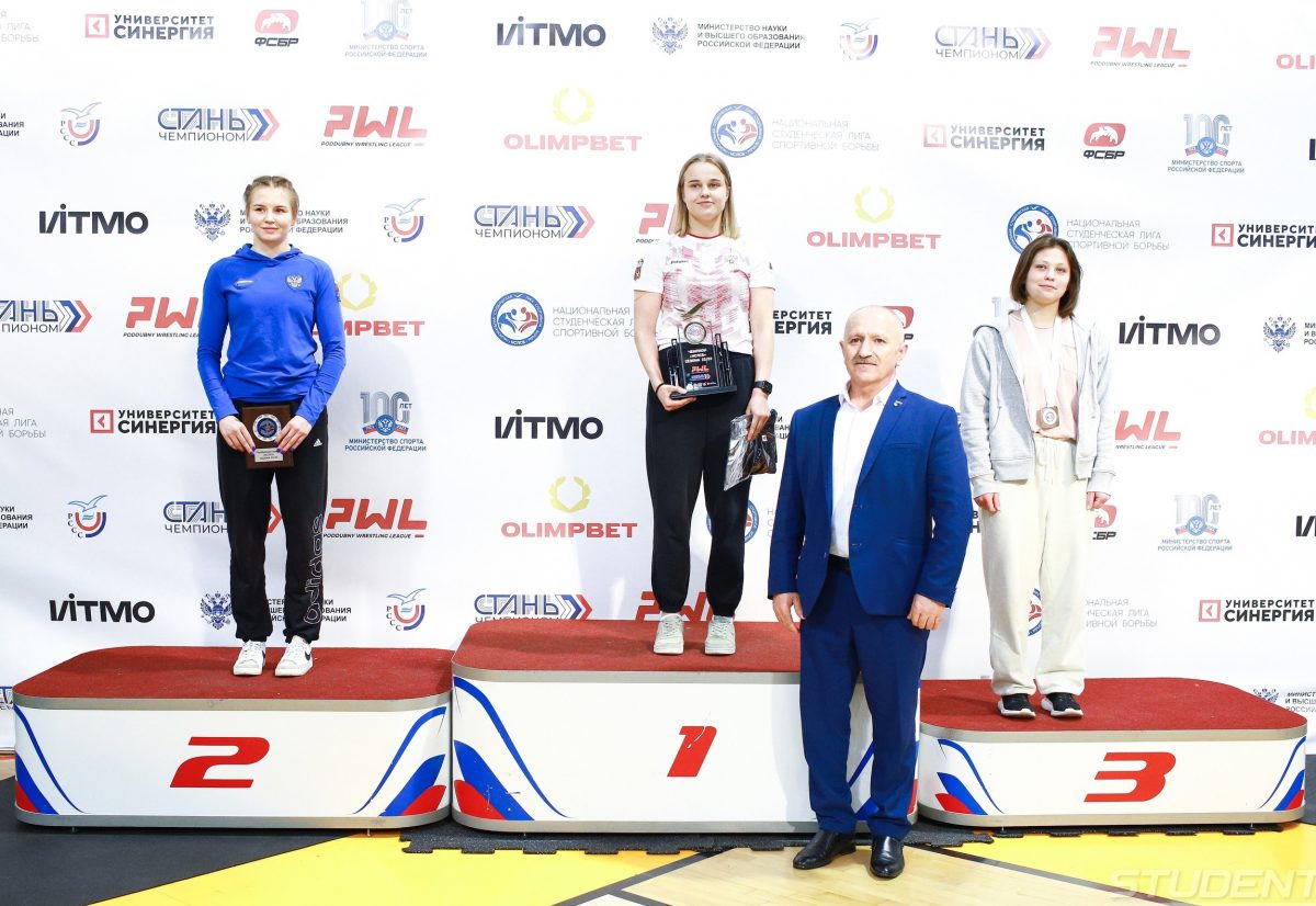 Первокурсница Политеха завоевала для Твери историческую награду Суперфинала Национальной лиги спортивной борьбы