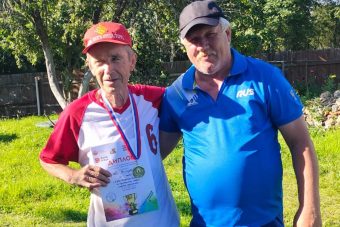 77-летний Владимир Лядов с новым рекордом завоевал золото Кубка области по городкам