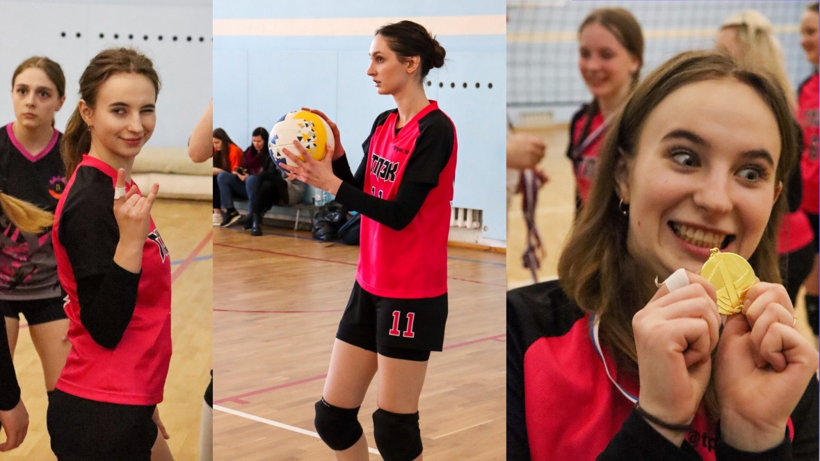 Студентки Тверского промышленно-экономического колледжа выиграли областные соревнования по волейболу