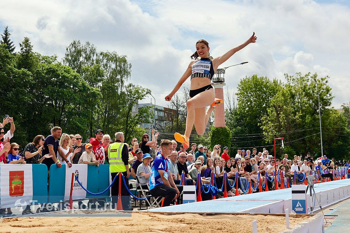 Легкоатлетка из Тверской области с личным рекордом допрыгнула до медали  Athletics League