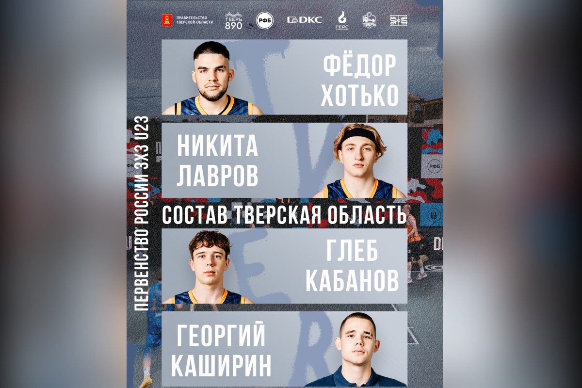 Стало известно, кто сыграет за Тверь на домашнем первенстве России по баскетболу 3х3