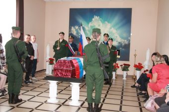 В Тверской области простились с футболистом, геройски  погибшим в зоне СВО