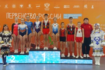 Тверские спортсмены завоевали комплект наград первенства России по прыжкам на батуте