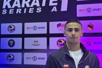 Каратист из Твери впервые выступил в «бронзовом» финале элитного международного турнира