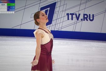 Алина Горбачева еле сдержала слезы после рекордного проката произвольной программы