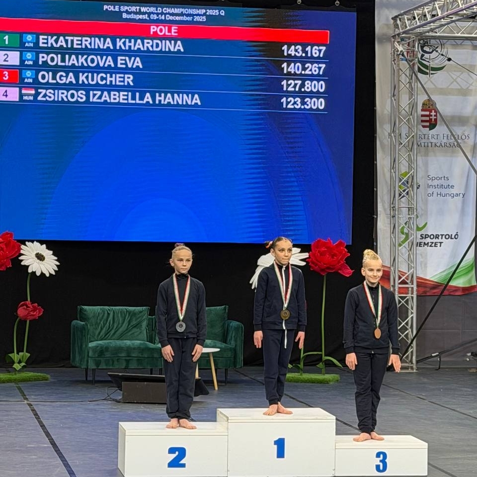 Вице-чемпионка мира из 3-го класса! Ева Полякова покорила международный пьедестал по пилонному спорту