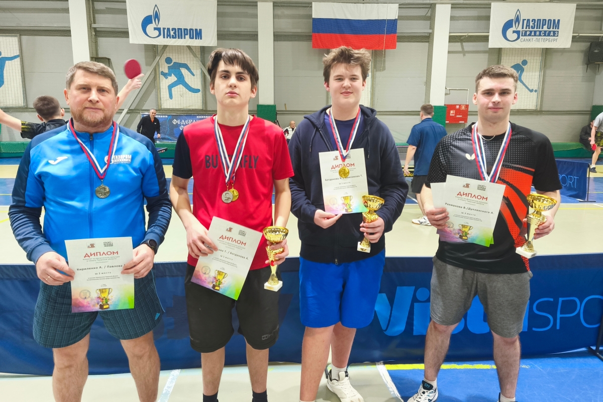 Названы чемпионы Тверской области по настольному теннису