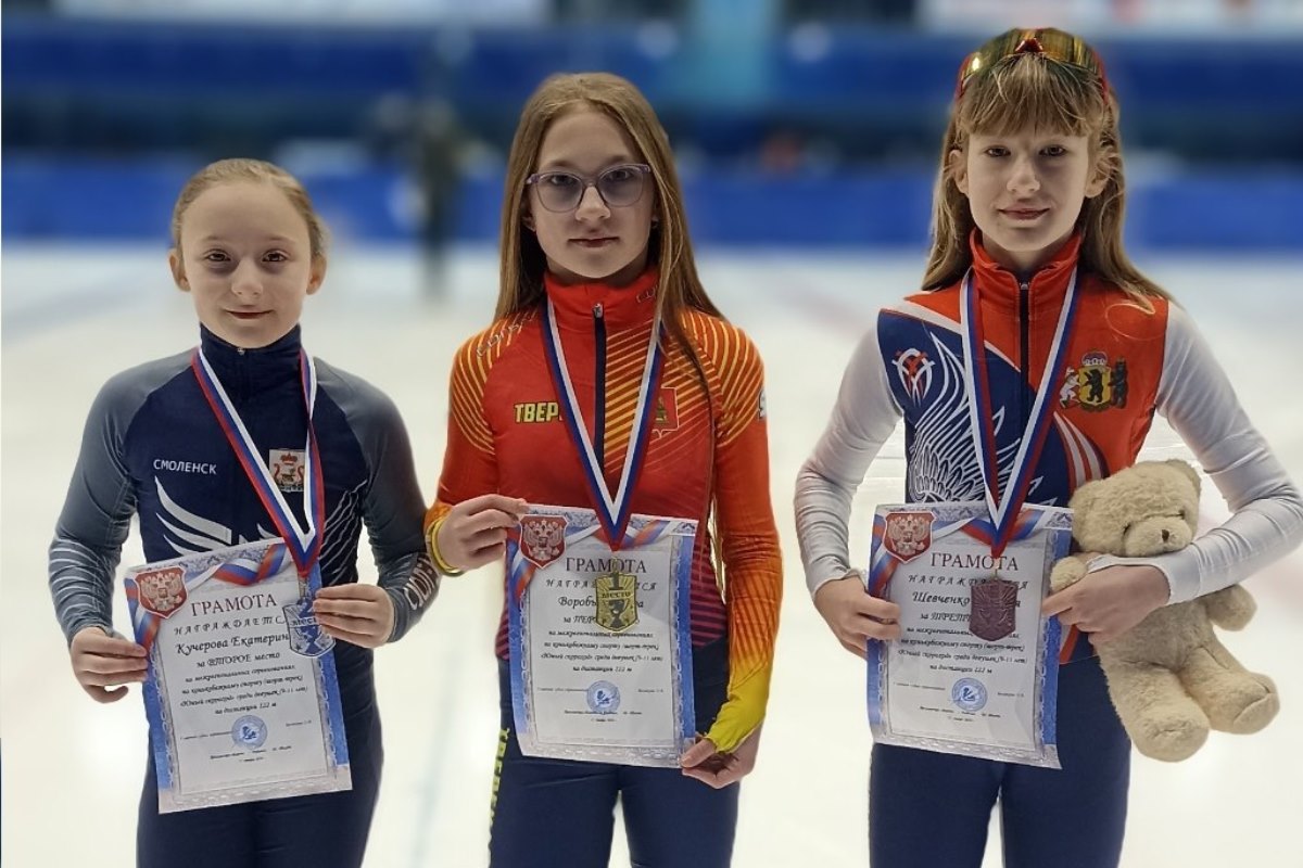 Тверские шорт-трекисты привезли 13 медалей из Рыбинска