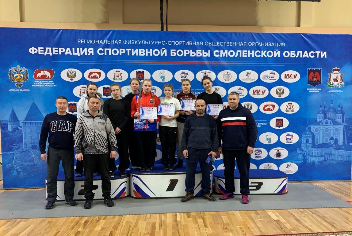 Девушки-борцы Тверской области поднялись на пьедестал первенства ЦФО