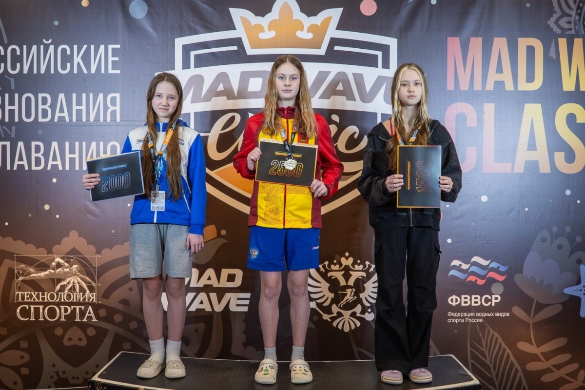 Феноменальные девочки: три тверских пловчихи завоевали 17 всероссийских наград в Казани