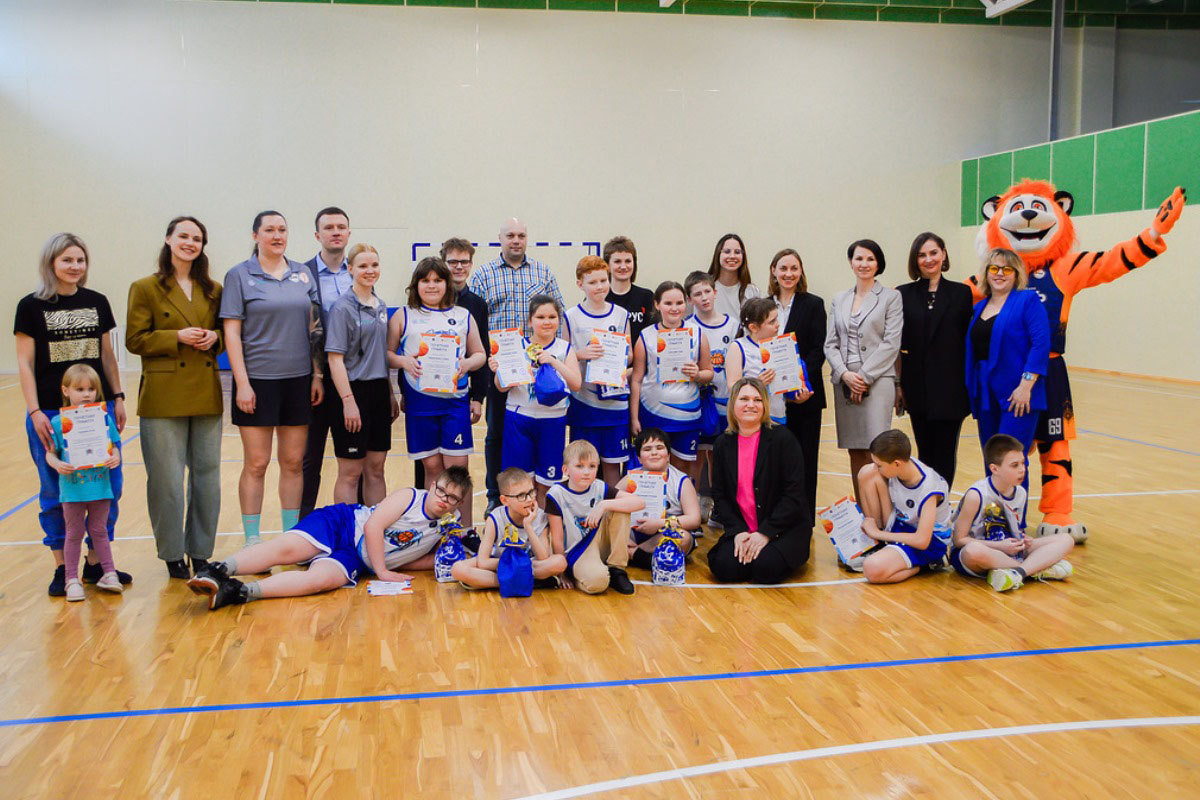 При поддержке БК «Тверь» создана детская команда по адаптивному баскетболу