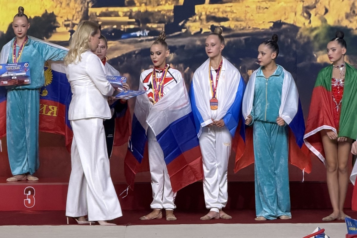 Тверские гимнастки успешно выступили на соревнованиях Международной Клубной Лиги в Армении
