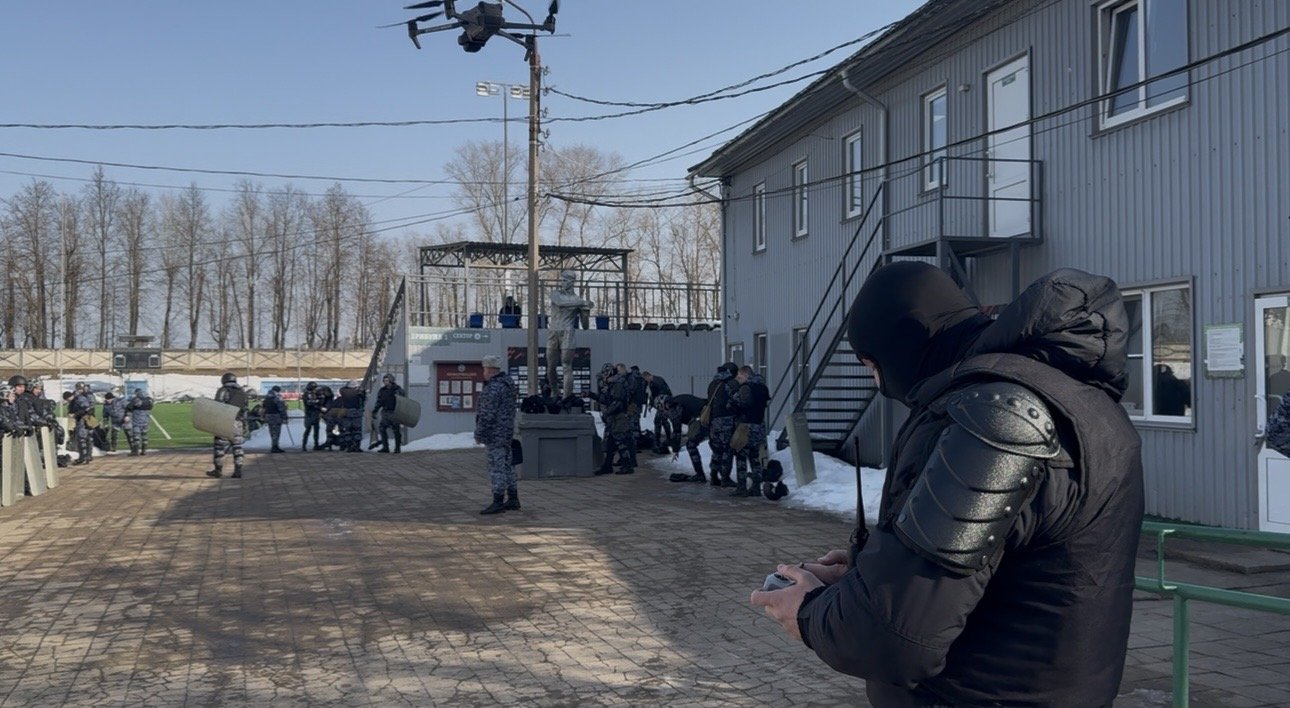 В Твери росгвардейцы подготовились к приезду фанатов «Спартака»