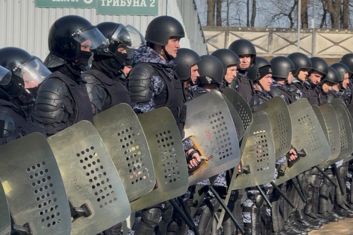 В Твери росгвардейцы подготовились к приезду фанатов «Спартака»