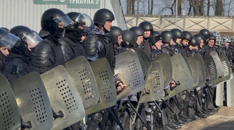 В Твери росгвардейцы подготовились к приезду фанатов «Спартака»