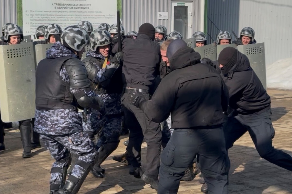 В Твери росгвардейцы подготовились к приезду фанатов «Спартака»