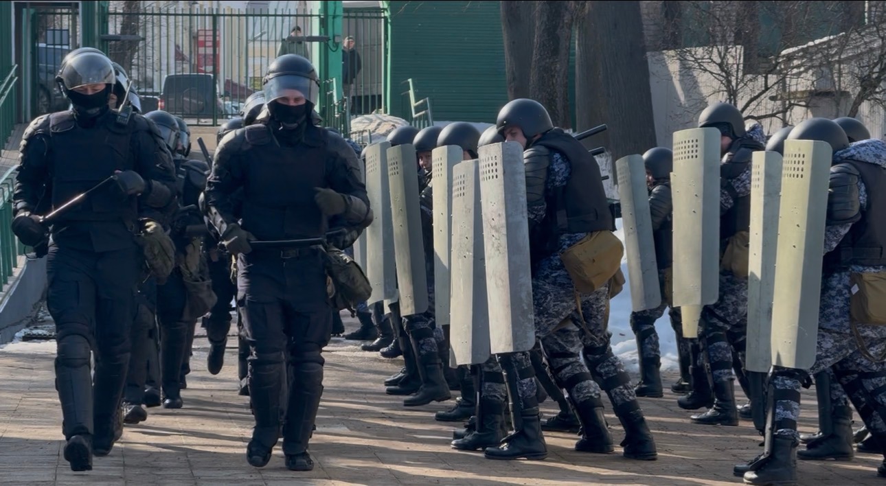 В Твери росгвардейцы подготовились к приезду фанатов «Спартака»