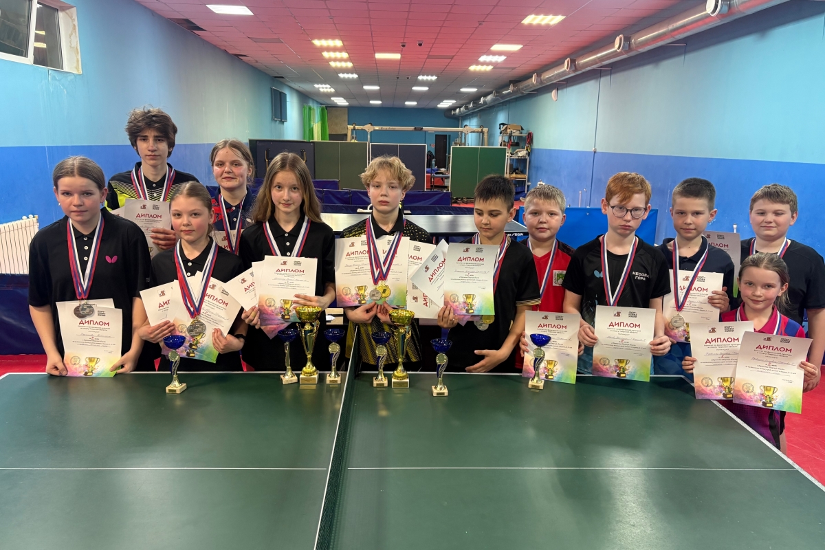 Теннисисты из четырех муниципалитетов завоевали золото Тверской области