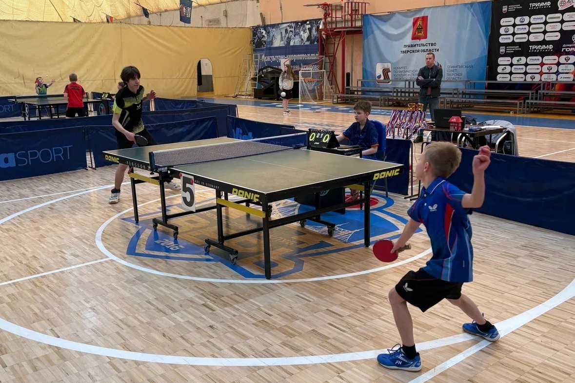 Теннисисты из четырех муниципалитетов завоевали золото Тверской области