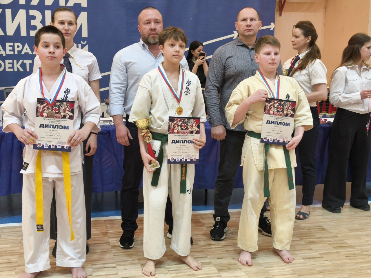 Участники проекта «Спорт детям» завоевали награды соревнований по киокусинкай в Твери