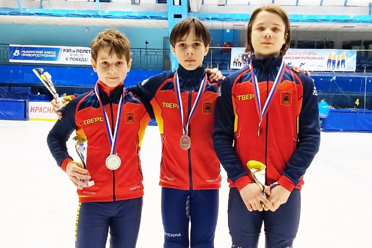 Трое с медалями: тверские шорт-трекисты добились успеха в Финале «Сочинского Олимпа»